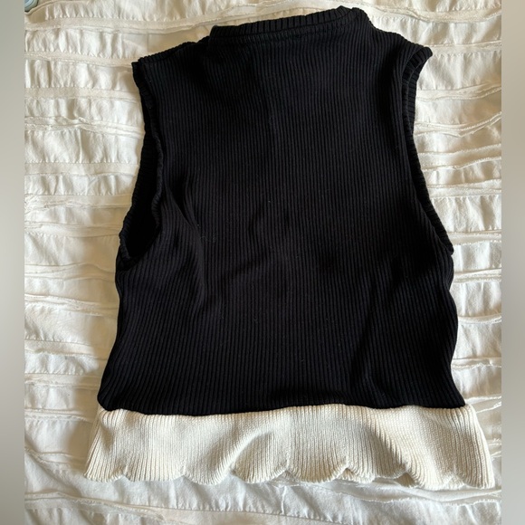 Zara Mixed Ribbed Top - Picture 6 of 6